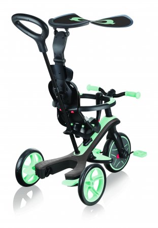 GLOBBER trīsritenis Trike Explorer 4in1, piparmētras zaļš, 632-206-2 632-206-2
