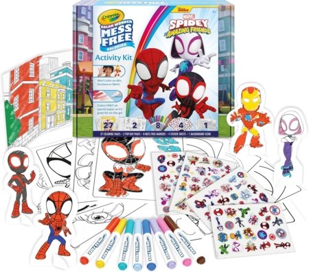 CRAYOLA radošais komplekts Color Wonder Activity Spidey, 75-7193 