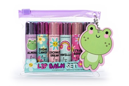 SIMPLE PLEASURES lūpu balzāmu komplekts, 6 gab., Y80395-31923 