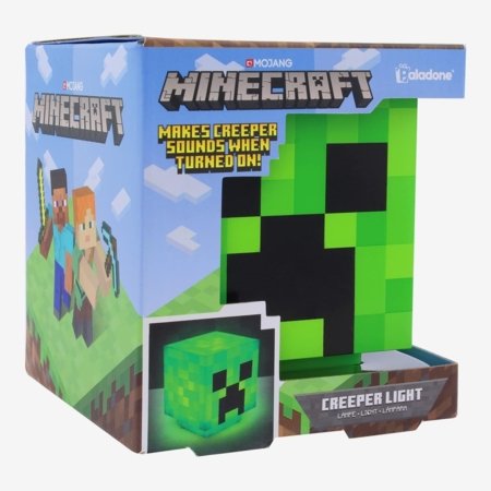 PALADONE MINECRAFT Creeper dekoratīva LED lampa, PP6595MCFVNV4 