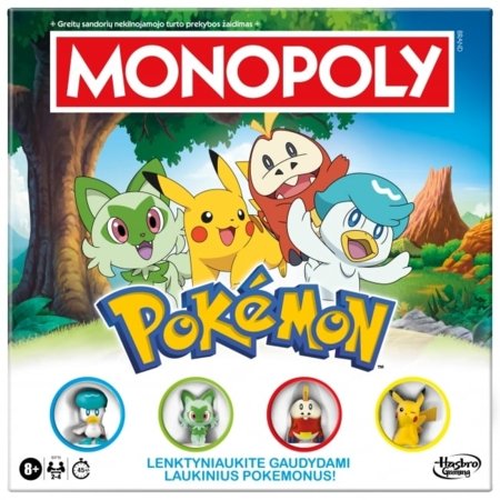 MONOPOLY galda spēle Pokemon (LT), G0716633 