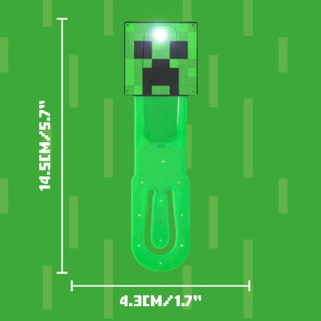 PALADONE MINECRAFT grāmatu lampa-Creeper, PP13677MCF 