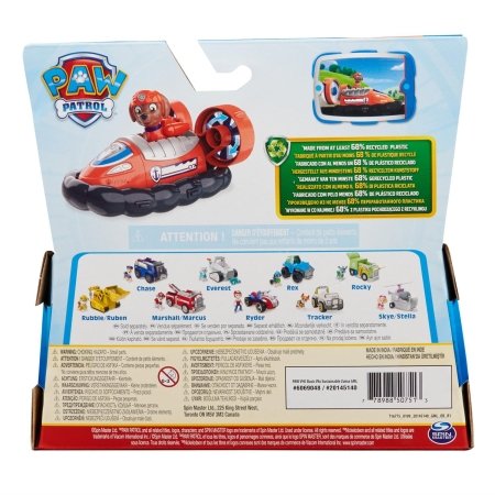 PAW PATROL transportlīdzeklis Basic Sustainable Zuma, 6069048 