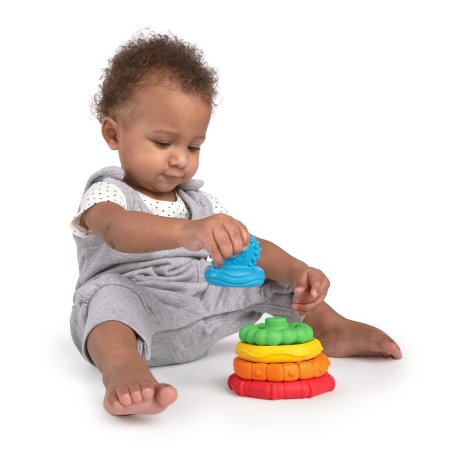 BABY EINSTEIN daudztekst?ru zobgrauzis Stack & Teether, 12356 