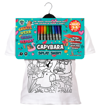 SPLAT PLANET T-krekla krāsošanas komplekts Kapibara, 5-6g., SP48790 