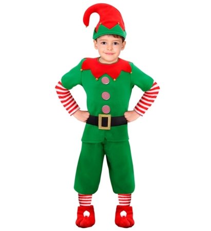 WIDMANN kostīms Santa's Little Helper Elf, izmērs (116 cm / 4-5 gadi), 88885 