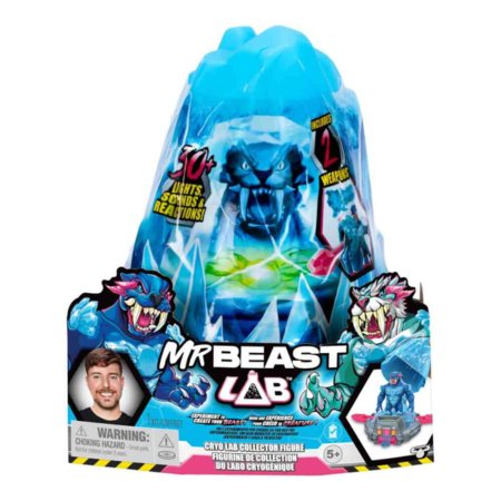 MR BEAST LAB Cryo Lab kolekcionējama figūriņa ar gaismām un skaņām, assort., 24742 