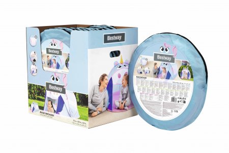BESTWAY rotaļu telts - vienradzis, 1,82 m x 0,96 m x 0,81 m, 68110 68110