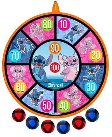 STAMP Stitch mērķa spēle ar bumbiņām, 36 cm, ST626436 