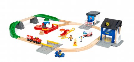 BRIO dzelzceļa komplekts Rescue Team, 36025 36025