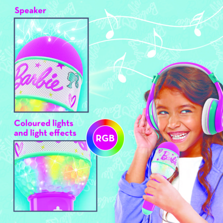 LISCIANI BARBIE Mikrofons ar austiņām Sound Your Style, 104468 