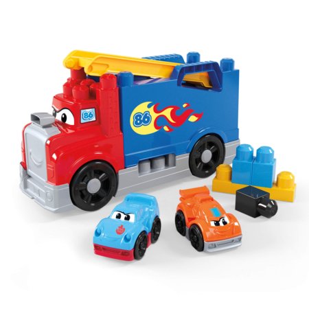 MEGA BLOKS kravas auto ar trasi būvēšanas komplekts, JFR29 