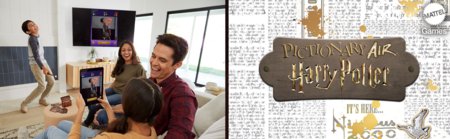 MATTEL GAMES spēle Pictionary Air Harry Potter (EN), HDC59 HDC59