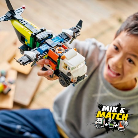 60505 LEGO® AIRPLANE, SERVICE TRUCK & HOVERCRAFT REM 