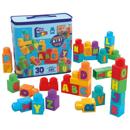 MEGA BLOKS FIRST BUILDERS soma ar alfabēta klucīšiem, HRR60 