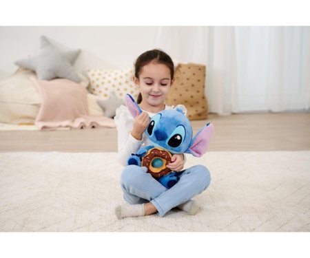 SIMBA Disney mīkstā rotaļlieta Stitch ar virtuli, 25 cm, 6315870518 
