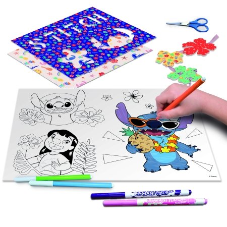 STITCH zīmēšanas komplekts ar gaismu, 107582 