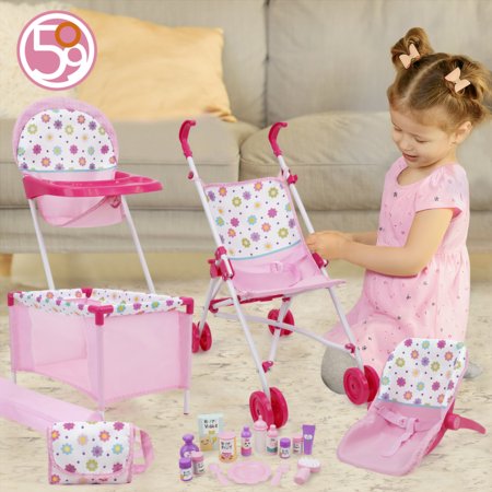 509 Crew Spring Pink lelles aksesuāru komplekts, 21 gab., T818034 