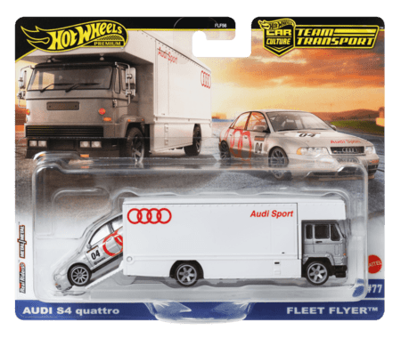 HOT WHEELS premium treileris ar automašīnu sortiments, FLF56 