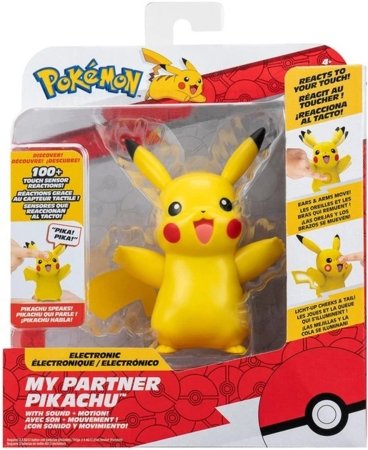 POKEMON interaktīvā figūriņa Pikachu ar skaņas efektiem, PKW3901 
