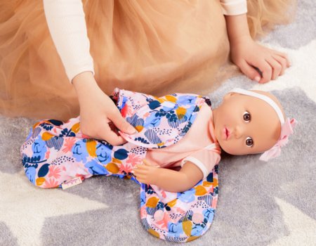 LULLABABY lelle ar kombinezonu un autiņbiksītēm, LBY7304Z 