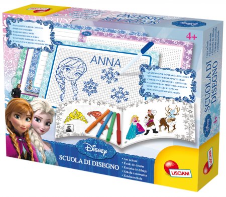 LISCIANI FROZEN zīmēšanas komplekts Drawing School, 47833 47833
