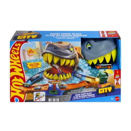 HOT WHEELS City komplekts – Haizivs pludmales trase, JHL96 