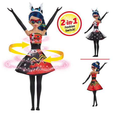 MIRACULOUS lelle Hero Switch Penny Bug & Bee Bug, 50417 