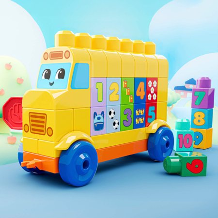 MEGA BLOKS Build & Count autobuss, JKG34 