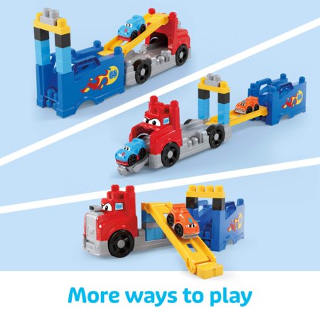 MEGA BLOKS kravas auto ar trasi būvēšanas komplekts, JFR29 