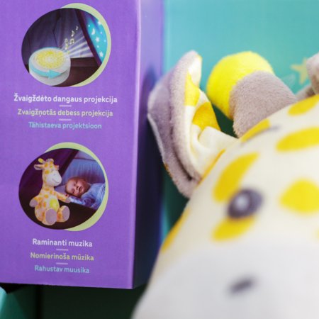 MILLI mīksts mūzikas projektors žirafe 