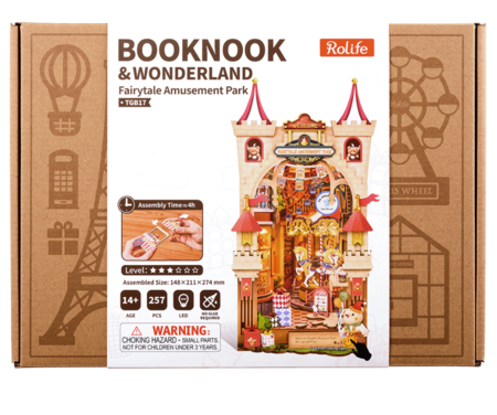 ROLIFE koka konstruktors Pasaku izklaides parks, TGB17 