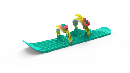 PLASTKON snovborda dēlis OneFoot, neon, 4110416103 4110416103