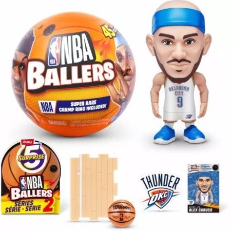 5 SURPRISE miniatūru komplekts NBA Ballers, sortiments, 77678GQ2 
