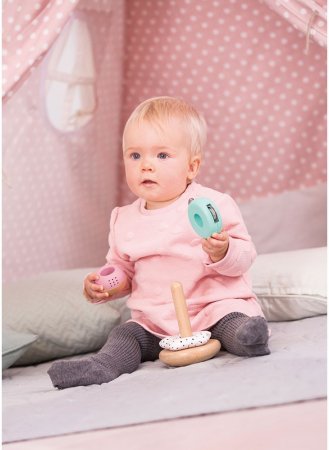 HAPE koka rotaļlieta Stacking Tower, E8502B E8502B