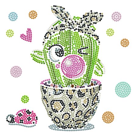 "DIAMOND DOTS radošs dimanta gleznas komplekts ""Cat Walk Cactus"", DTZ3.012" DTZ3.012