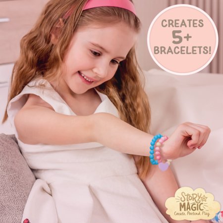 STORY MAGIC radošais komplekts Koka pils pērlītes, 205526 