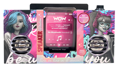 WOW GENERATION skaļrunis Wireless Sound Amplifier Speaker 
