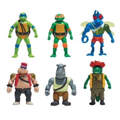 TMNT rotaļu komplekts ar 6 figūriņām Mutation Station, 84386 