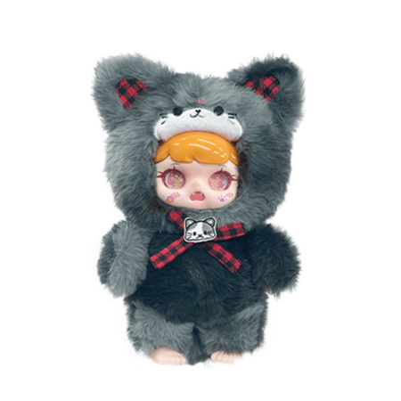 MIYOO 2 plīša lelle ar vinila sejiņu, 20 cm, sortiments, YL0334 