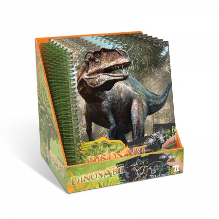 DINOSART radošuma komplekts Scratch & Sketch, 15201 15201