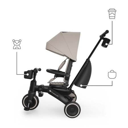 KINDERCRAFT trīsritenis JAZZ 3, smilškrāsas, KRJAZZ03BEG0000 