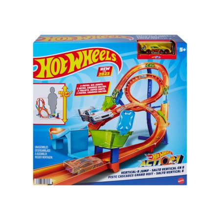 HOT WHEELS Action trase vertikālais 8 lēciens, HMB15 