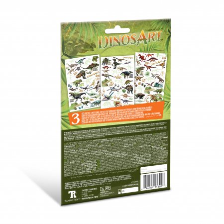 DINOSART pagaidu tetovējumi Glow in the Dark, 15302 15302