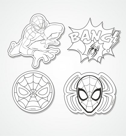 COLORINO MARVEL Ledusskapja Magnēti Dažādas Formas, 91857PTR 91857PTR