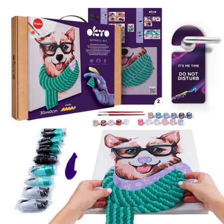 OKTO 3D modelēšanas un krāsošanas komplekts Modes korgijs, 30011 