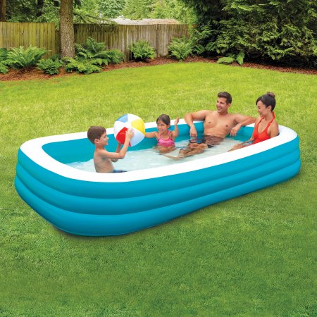 BESTWAY zils ģimenes baseins Deluxe Family, 305x183x56cm, 54009B 54009