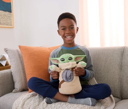 STAR WARS interaktīvā plīša rotaļlieta Grogu, JKN44 