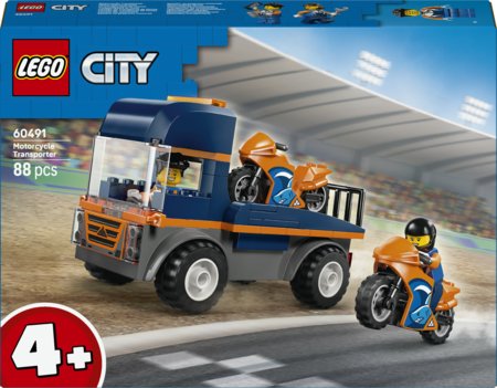 60491 LEGO® City Motociklu pārvadātājs 