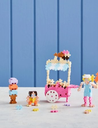 PLUS PLUS konstruktors Mācos būvēt saldējuma veikalu, 4351 